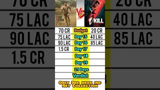 Chandu Champion Vs Kill Day-21 Box Office Collection Comparison😀 #shorts #shortsviral #movie