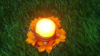 Diya stand making at home | Diwali decoration ideas | Diwali craft ideas | #diwali @kalavarts