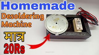 How To Make Solder Remover Machine At Home | Desoldering Machine || By Techno creative guruji