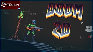 DOOM 2D - TEST GAME (Platformer) in Clickteam Fusion