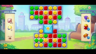 TOWNSHIP   Colorful Puzzle  Match -3  game level # 2044