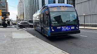 MTA MaBSTOA Onboard: 2021 NovaBus LFS HEV 9707 On The M66