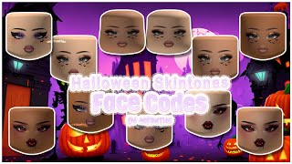 Berry Avenue Halloween Face Codes (Skintones Cheeks iistarxyUGC) 🧡💖 |  #roblox #Bloxburg #brookhaven