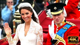 William And Kate's Wedding In 4K | The Royal Wedding 2011 | The Prince And Princess Of Wales  | 4K