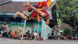 HEBAT BANGET ❗ ATRAKSI SALTO SKILL DEWA BUJANGGANONG REOG PONOROGO