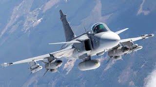 Gripen NG Fighter Jet In Action