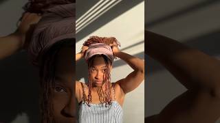 How to tie a head wrap in 5 mins or less #headwraptutorial  #headwrapstyles #headwraps #headwrapson