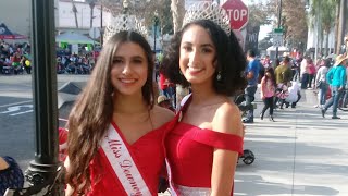 Downey Christmas Parade 2017 Bosco Marching Band, OLPH drumline, Mary Stauffer, and of SANTA CLAUS