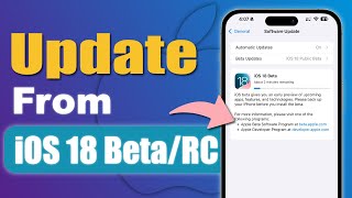 [New!] Update iOS 18 Beta To iOS 18 Official | RC To Stable Version