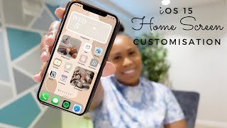 How to customise your iPhone | ios15 aesthetic home screen