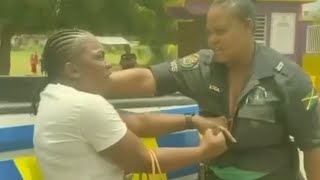 OMG Jamaican civilians versus police ( what's your thoughts?) #duet #jamaican #police