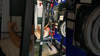 365lbs Garage Gym Bench Press #viral