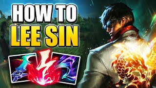 HOW TO CARRY AS LEE SIN - A GRANDMASTER GAMEPLAY COMMENTARY