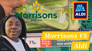 UK Living 🇬🇧 | Cost of Grocery in Morrisons vs Aldi | Aldi Price Match Series 5