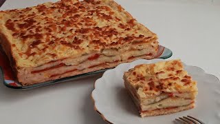 Картофельный ПИРОГ из лаваша с сыром и помидорами