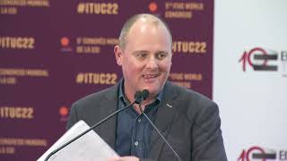 5th ITUC World Congress -  Congress Live: Official speeches from Europe - 21 November 2022