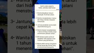 Fakta unik wanita #official #sukses #shorts #story #motivasi #inspirasi