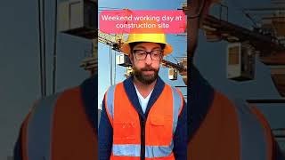 Weekend at the construction site 🏗#construction #adamrose #funnyvideos #foryou #shorts