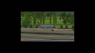 Qantas A330 Hard Landing #shorts #rfsuniverse #ytshorts #qantas