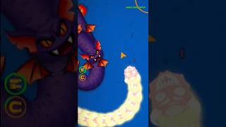 Worms zone 🐍🐍🐍 hum se Bach k kaha jayega 😱😱😱#snake #wormszone #gaming