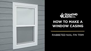 How to Make A Window Casing with Rabbeted Trim