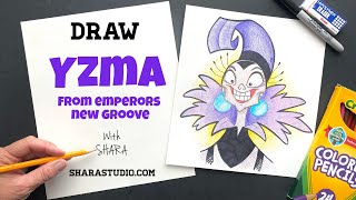 How to draw Yzma