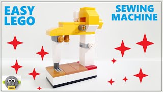 LEGO classic sewing machine  - tutorial - ideas