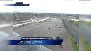 New drone video shows devastation after New Orleans tornadoes