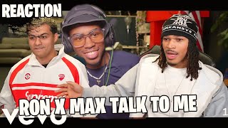 PlaqueBoyMax & StableRonaldo SONG - TALK TO ME - REACTION