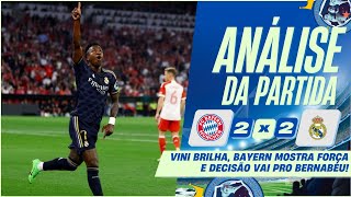 COM VINI JR. DECISIVO, BAYERN E REAL EMPATAM NA ALEMANHA