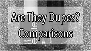 Are they Dupes? Comparisons | Essie Watermelon V OPI Cajun Shrimp