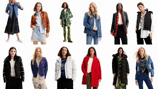 Best 12 Ideas Beautiful stylish unusual outerwear for women Coat jackets jeans Desigual Chic Fashion