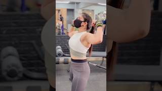 shoulders day workout for girls🔞 🇮🇳 || hard shoulder exercises 🔞 #exercise #workout #gym #shortfeed