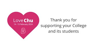 Thank you | Churchill College Giving Day 2024