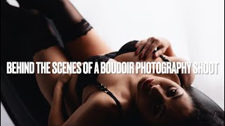 A look behind the scenes at a Luxury Boudoir Photography Experience at Thrive Photography