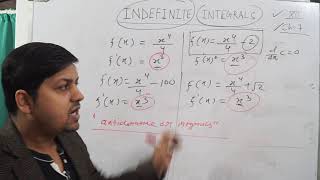 Indefinite Integrals class XII chapter 7 maths Introduction