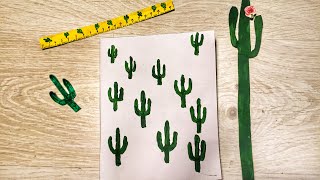 DIY BACK TO SCHOOL//В СТИЛЕ КАКТУС// Канцелярия в стиле кактус 🌵