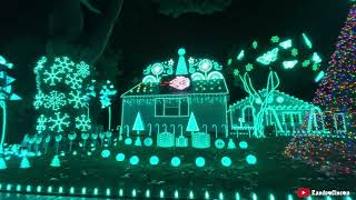 Star Wars Theme Christmas Light Show #christmas #lightshow #cool