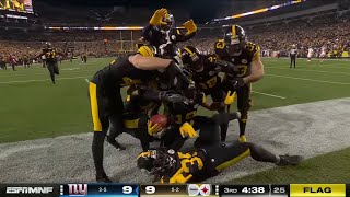 Calvin Austin 73-yd PR TD - GIANTS vs STEELERS - 2024-25 NFL SEASON WEEK 8