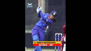 woman's t20i player ICC  ranking | Woman t20i Chellenge | Smriti Mandhana #shorts