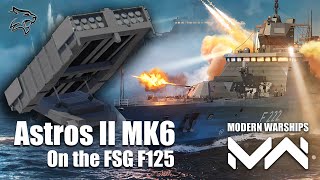 Brazillian Astros II MK6 Rocket System on The FSG F125 || Modern Warships