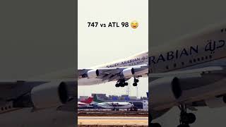 747 vs ATL 98 😅 #aeroplanes #aeoplane #automobile