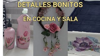 Hago LINDA DECORACIÓN PARA MI COCINA Y SALA✨️/CAMITA PARA MIS🐈🐈‍⬛/VENDIMOS DULCES 😋