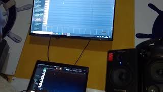 Producer Gwan Making Beats at Vmak Nation ( For Recording call or whatsapp 0711361390 )