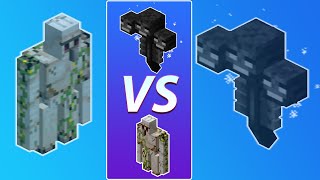 30 Iron Golem VS Wither #shorts