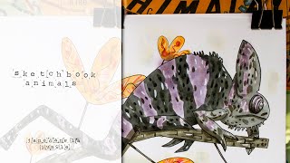 Sketchbook Animals - Caméléon Casqué