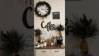 Christmas Coffee Bar✨ #homedecor #christmasdecor #coffeebardecor