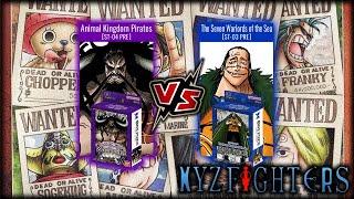 The Seven Warlords of the Sea VS Animal Kingdom Pirates ROUND 2 GAME 1 ONE PIECE SUPER PRE RELEASE