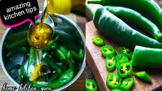 6 महीने तक हरी मिर्च को स्टोर करने तीन आसान तरीके | how to store green chilli for long time