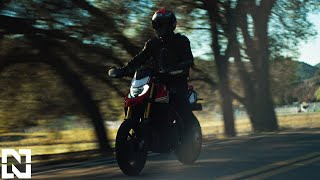 Cinematic Motorcycle Canyon Ride ( Ducati Hypermotard 950 SP ) | 4K